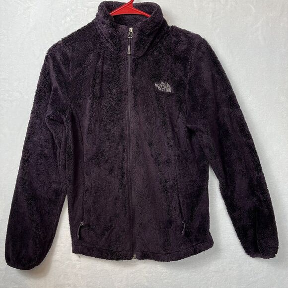 The North Face Jacket Womens Size XS Grape Purple Osito Full Zip Fleece Fuzzy - Picture 1 of 8